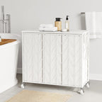 WOWLIVE Laundry Hamper 3 Section with Lid, 142L Laundry Basket with Wheels - Image 4