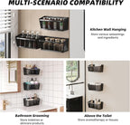 3 Pack Hanging Wall Storage Baskets, Heavy Duty Metal Wire Baskets - Image 8