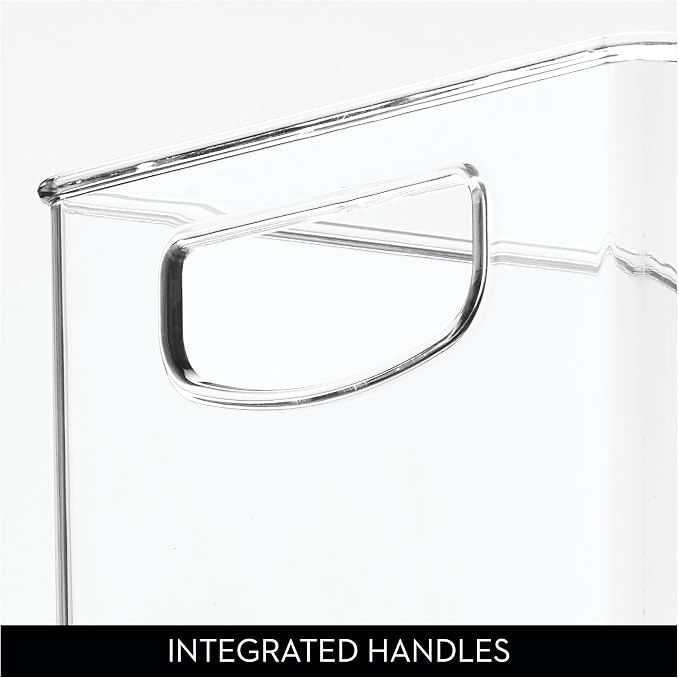 iDesign Stackable Clear Plastic Bin, 4-Pack - Image 5