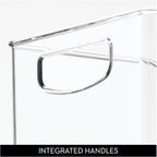 iDesign Stackable Clear Plastic Bin, 4-Pack - Image 5