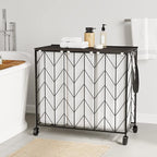 WOWLIVE Laundry Hamper 3 Section with Lid, 142L Laundry Basket with Wheels - Image 3