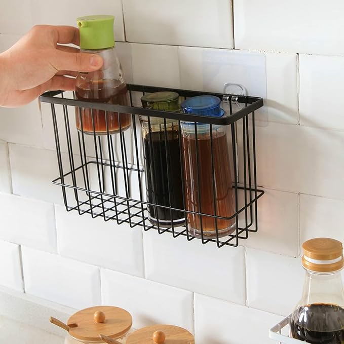 Over the Cabinet Door Organizer 2 Pack, Self Adhesive cabinet door organizer Pantry Door Organizer, Inside Cabinet Storage, Cutting Board Organizer Wall Mounted, Home Organization - Image 4