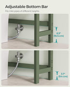 SONGMICS 3-Tier Bamboo Over The Toilet Storage, Adjustable Shelf, 66.9''H - Image 5