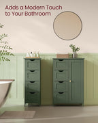 VASAGLE Floor Storage Cabinet, Farmhouse, 4 Drawers and 1 Door,32.3" H - Image 3