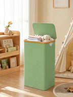 IEGrow Laundry Hamper with Lid,110L Laundry Basket with Mesh Bags,Green - Image 9
