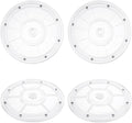 WOPPLXY 4 Pcs 8 Inch Lazy Susan Turntable Acrylic Ball Bearing Rotating Tray, Clear Turntable Organizer, Rotating Base Clear Acrylic Plates for Pantry, Cabinet, Spices, Makeup, (360˚ Rotation) by WopplxyUS