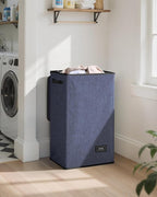 SOLEDI 90L Laundry Hamper with Lid, Large Collapsible Laundry Basket - Image 2