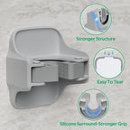 reliahom Broom Holder Wall Mount Mop Grippers organizer wall hanging, 3Pack - Image 3