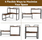 Housolution Stackable Kitchen Countertop Organizer Corner Shelf - Image 3