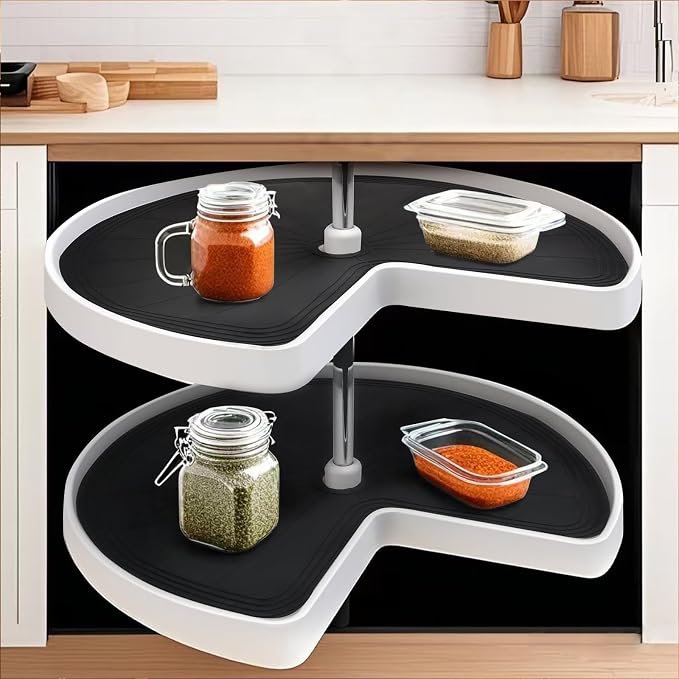 Lazy Susan Shelf Liner 27" Silicone Lazy Susan Liner 2PCS - Image 7