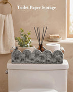 Toilet Paper Storage Basket for Toilet Tank, Bathroom Organizer - Image 2