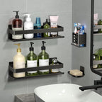 Shower Caddy,Shower Organizer 4 Pack,Aluminum,Adhesive Installation - Image 3