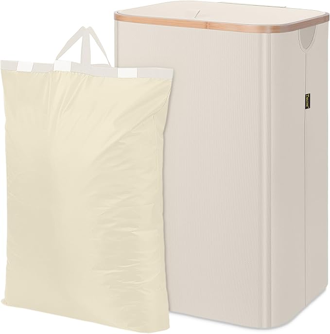 BALEINE 100L Laundry Hamper with Lid, Large Laundry Basket Bin by BALEINE