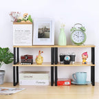 NEX Bamboo Cabinet Organizer Shelf, Kitchen Counter Shelves Set of 4 - Image 2