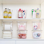 Vtopmart 10 Pack Clear Stackable Storage Bins with Lids and Handles, Large - Image 6