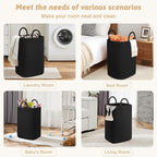 Artfeel Laundry Basket,Woven Cotton Rope Laundry Hamper,80L Versatile Storage for Dirty Clothes,Baby Toys,and Blankets in Bathroom, Nursery,and Living Room - Image 5