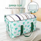 BALEINE 2-Pack Oversized Moving Bags with Reinforced Handles, Heavy-Duty Storage Tote for Clothes, Moving Supplies (Clover, 2-Pack) - Image 6