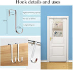 Wall Hanging Organizer – Over the Door Storage & Behind Door Organizer for Dormitory, Bathroom, Bedroom, Kitchen, Nursery, Space-Saving (White, 1 Pack) - Image 3