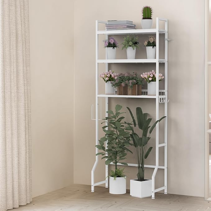 Over Toilet Bathroom Organizer with Toilet Paper Holder - Image 9