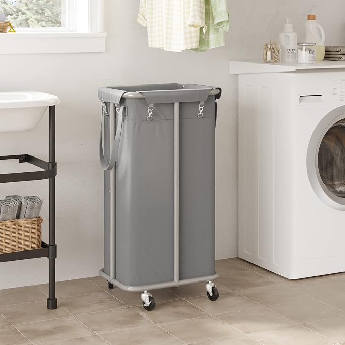 WOWLIVE 100L Rolling Laundry Basket with Wheels, Tall Laundry Hamper - Image 2