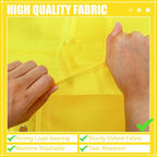 Windyun 1 Pcs 40 Pocket Over the Door Shoe Organizer Hang,Yellow - Image 4