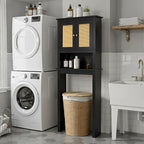 Over Toilet Storage Cabinet with Barn Door & Adjustable Shelves - Image 7