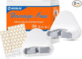 hookay 10lbs Broom and Mop Grippers, Damage-Free Hanging Wall Mount Broom Holder, No Tools Removable Hanging Organizer for home organization, Holds up to 10 lb, 2 Hangers and 6 Adhesive Strips by HOOKAY