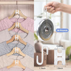 80Pcs Space Saving Hanger Hooks, Plastic Hanger Connector Hooks Clear - Image 7