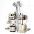 Adjustable Aluminum Shower Caddy Hanging for Handheld Showerhead, Silver by REINHARDT