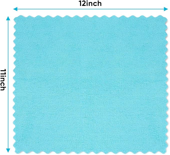 Orighty Microfiber Cleaning Cloth - 24 Pack, Cleaning Rags 12x11 inch - Image 5