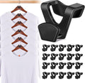 HOUSE DAY Space Saving Hanger Hooks 60 Pack, Clothes Hanger Connector Hooks | Black, Heavy Duty Hanger Hooks Space Saver, Premium College Dorm Room Essentials, Closet Organizers and Storage for Apartment by HOUSEDAY