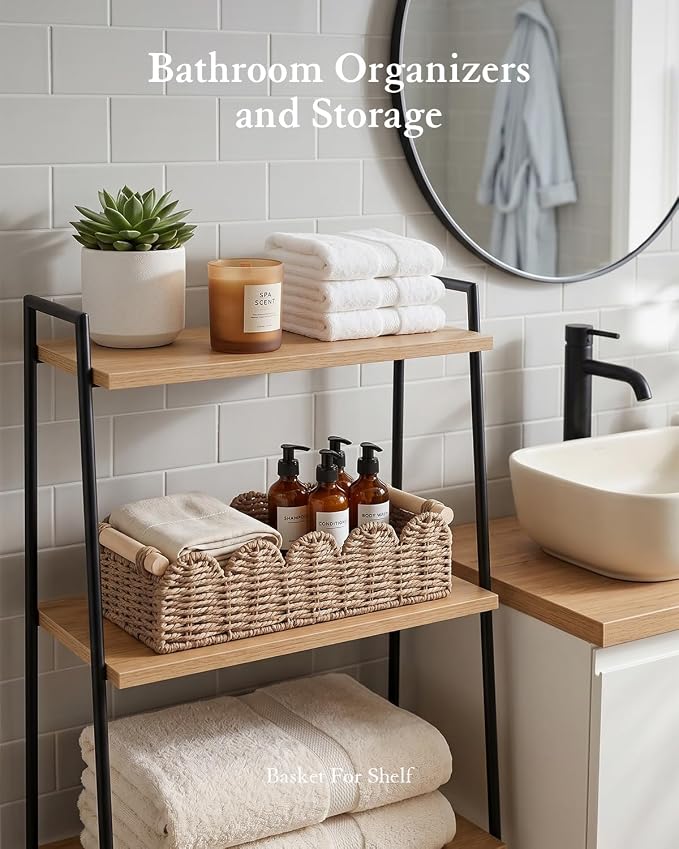 Toilet Paper Storage Basket for Toilet Tank, Bathroom Organizer - Image 4