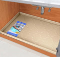 SIKADEER Waterproof Under Sink Mat 25" x 22" Silicone Mat Cabinet Protector by SIKADEER