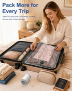 Fantictas Vacuum Storage Bags for Travel 18 Pack Seal Set Bags for Clothing - Image 7