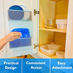 Slim Caddy ORIGINAL Cabinet Door Organizer | Optimize Your Cabinet Space | Kitchen Plastic Lids Organizer, Bathroom Accessories, Under Sink Organizer, and More | 2 PK, 8”L x 3.5”H x 1.8”D each - Image 2