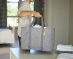 Joseph Joseph Hold-All Max Collapsible 55L/14.5 Gallon Washing Laundry Basket Bag, Durable Fabric, Moisture Resistant, Grey - Image 4