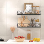 Floating Shelves Set of 3, Wood Wall Shelf, Farmhouse Shelf for Bedroom - Image 2