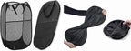 2 Pack Pop Up Laundry Hampers, Collapsible Mesh Laundry Basket Black - Image 7