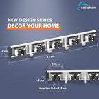 reliahom Broom Holder Wall Mount Mop Hanger Tools organizer 5Racks4Hooks,2P - Image 6
