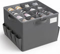 Varhomax Shoe Organizer Box for Closet, Fabric Storage Basket by Varhomax