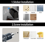 Electric Toothbrush Holder, Toothbrush Holders wall Mounted，3 Slot - Image 6
