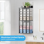 Towel Racks for Bathroom Wall Mounted, Updated 4 Bar Wall Towel Holder - Image 8