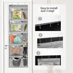 Weekly Kids Clothes Organizer Day of Week School Clothing Storage Monday to Friday Hanging Closet Organizer (GREY) - Image 5