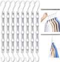 HOUSE DAY Space Saving Hangers 8 Pack, Closet Organizers and Storage | Space Saving by HOUSEDAY