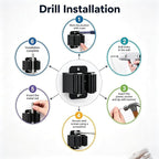 24 Pack Broom Holder Wall Mount, Tool Storage Mop Organizer, Shovel Rack Hooks For Garage Laundry Kitchen Garden Shovel Cleaning Supplies - Image 5