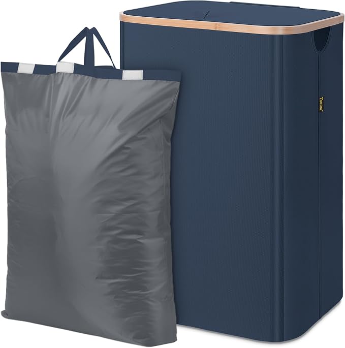 BALEINE 70L Laundry Hamper with Lid, Large Laundry Basket Bin by BALEINE