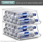 Sorbus Water Bottle Organizer for Refrigerator & Pantry, Stackable (2 Pack) - Image 7