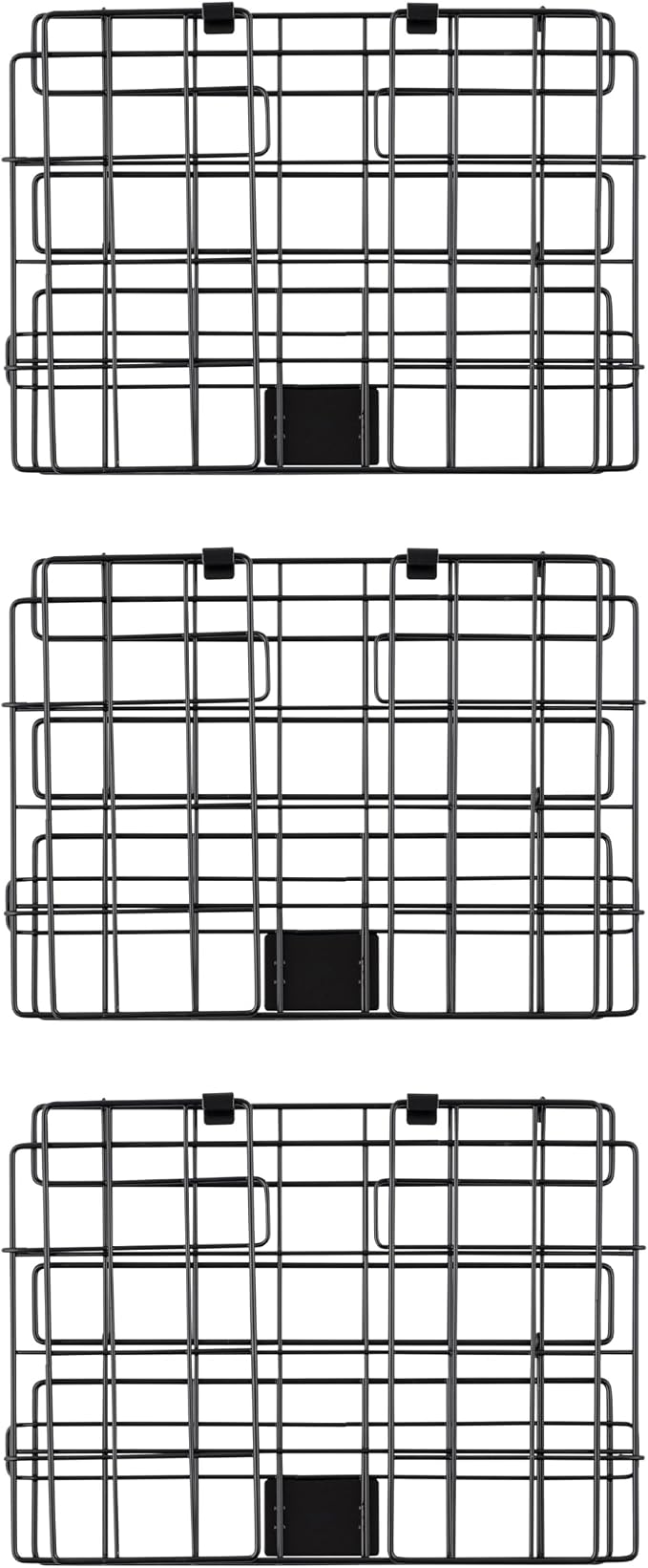 IRIS USA Over The Door Organizer, 3 Pack, Hanging or Wall Mount Wire Basket - Image 6