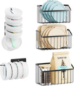 NiHome 5PC Cabinet Door Lid Organizer, Metal Basket for Tumbler Tupperware - Image 9