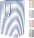 Lifewit 75L Large Collapsible Laundry Basket with Extended Handles, Blue by Lifewit